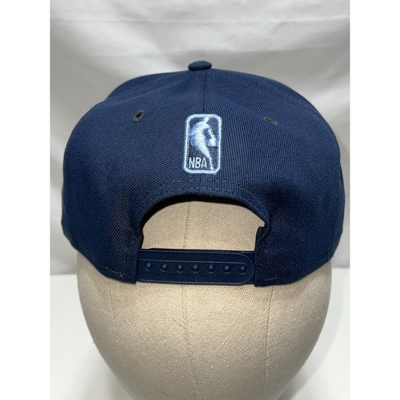 Memphis Grizzlies New Era 9FIFTY Adjustable Snapback Hat Cap Navy Logo - Picture 5 of 13